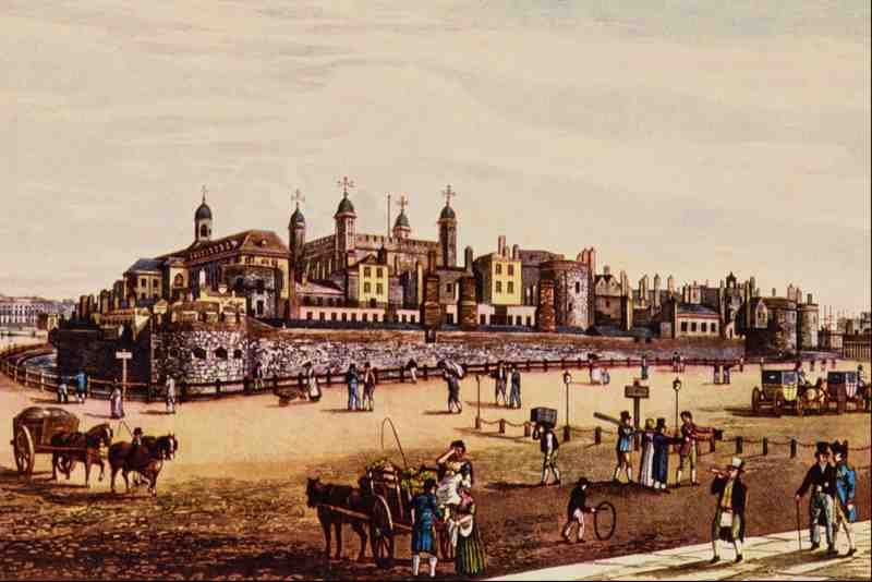 524033 The Tower Of London Robert Havell A4 Photo Print
