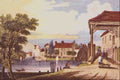 524054 Hampton Court Bridge William Tombleson A4 Photo Print