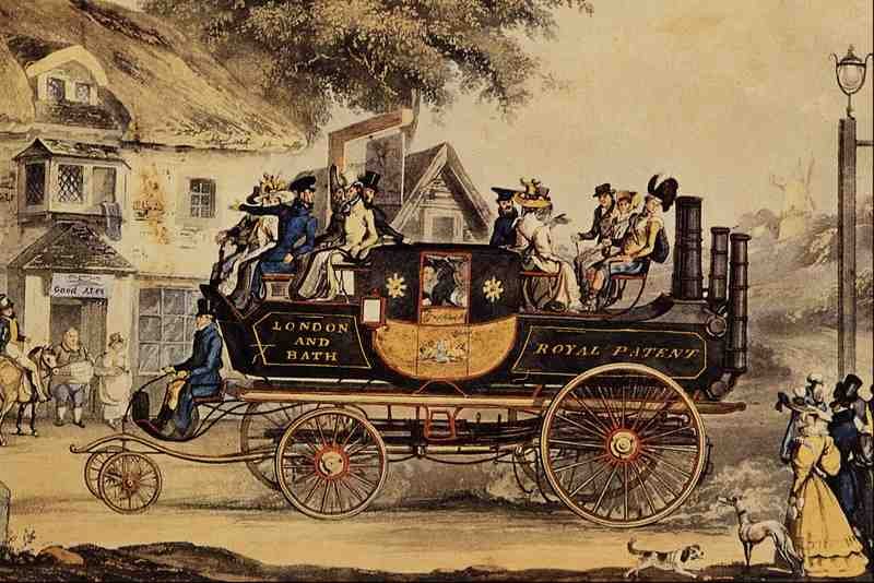 524087 The New Steam Carriage George Morton A4 Photo Print