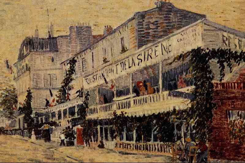 564008 Sirens Restaurant Vincent Van Gogh A4 Photo Print