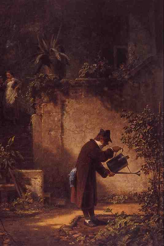 564012 Der Gartenfreud Carl Spitzweg A4 Photo Print