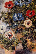 564026 Anemones Claude Monet A4 Photo Print