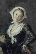 564030 Girl With A Marmot Jean Honore Fragonard A4 Photo Print