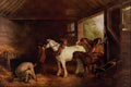 564039 Inside A Stable George Morland A4 Photo Print