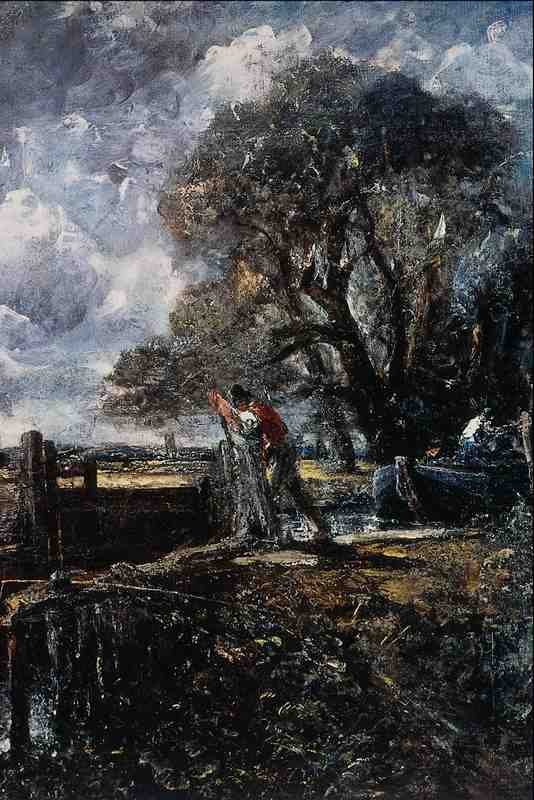 564045 The Lock Dedham John Constable A4 Photo Print