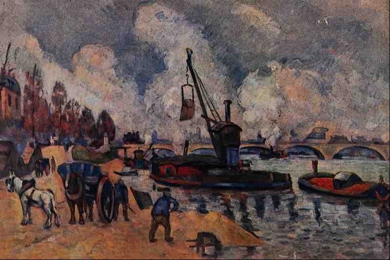 564047 Seine Quays Paul Cezanne A4 Photo Print