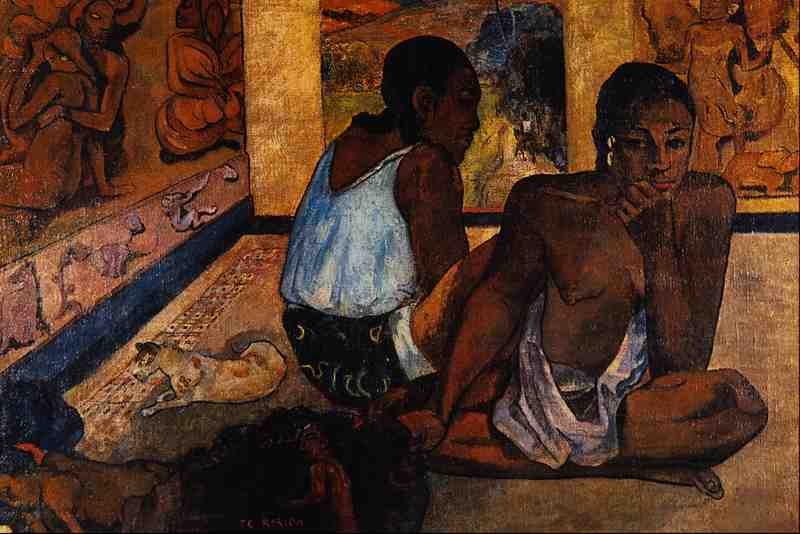 564059 Te Rerioa Paul Gauguin A4 Photo Print