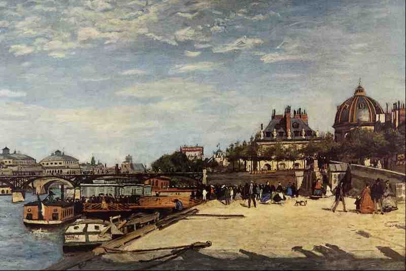 564092 Le Pont Des Arts Auguste Renoir A4 Photo Print