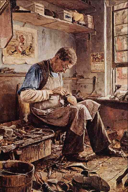 564095 The Shoemaker Jefferson David Chalfant A4 Photo Print