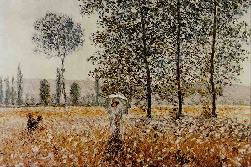 565000 Field In Spring Claude Monet A4 Photo Print
