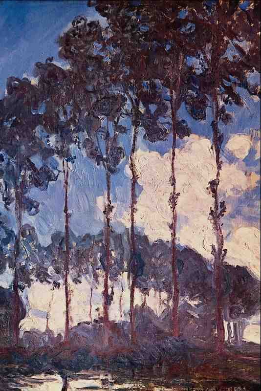 565014 Poplars On The Epte Claude Monet A4 Photo Print