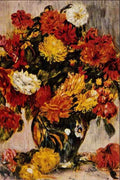 565018 Large Bunch Of Flowers Auguste Renoir A4 Photo Print