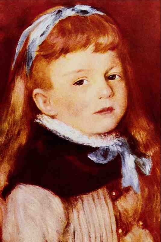 565020 Portrait Of Miss Grimpel Auguste Renoir A4 Photo Print