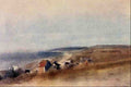 565021 Houses Upon Cliffs Overlooking A Bay Edgar Degas A4 Photo Print