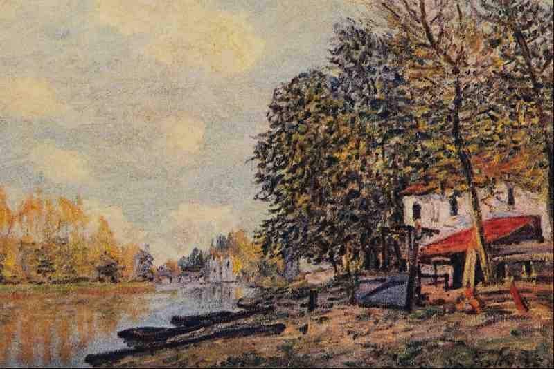 565030 The Loing At Moret Alfred Sisley A4 Photo Print
