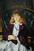 565041 Ann In A Purple Wrap George Wesley Bellows A4 Photo Print