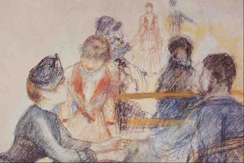 565047 Scene Du Moulin De La Galette Auguste Renoir A4 Photo Print