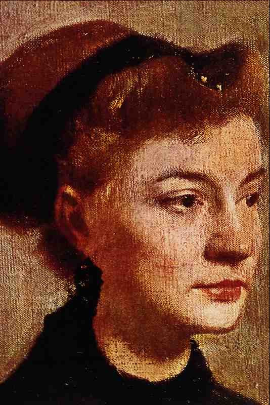 565066 Young Woman Edgar Degas A4 Photo Print