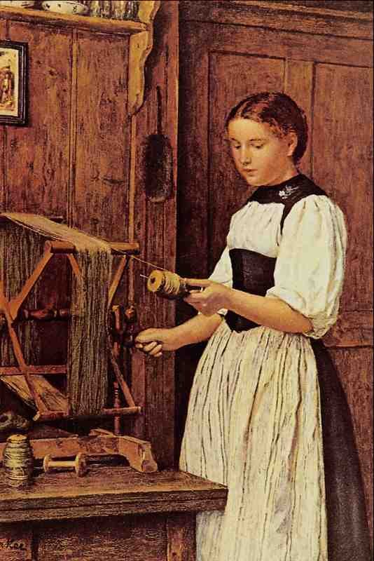 565075 The Winder Albert Anker A4 Photo Print