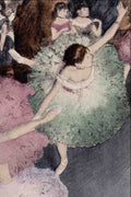 565086 Dancer In Green Edgar Degas A4 Photo Print