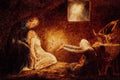 566010 The Nativity William Blake A4 Photo Print