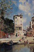 566032 At The Canal Venice Martin Rico A4 Photo Print