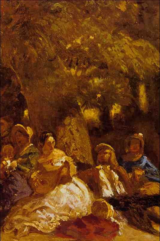 566052 Actors Picnic Carl Spitzweg A4 Photo Print