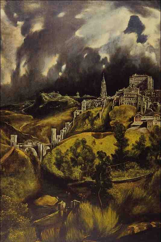 566056 View Of Toledo El Greco A4 Photo Print