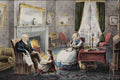 566076 The Four Seasons Of Life Old Age Currier & Ives A4 Photo Print