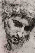 566099 Studio Di Testa Detta Di Apollo Jacopo Tintoretto A4 Photo Print