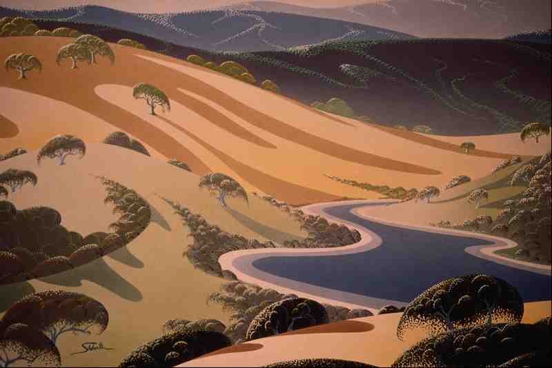 620002 Rolling Hills A4 Photo Print