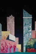 620022 Graphic Cityscape A4 Photo Print