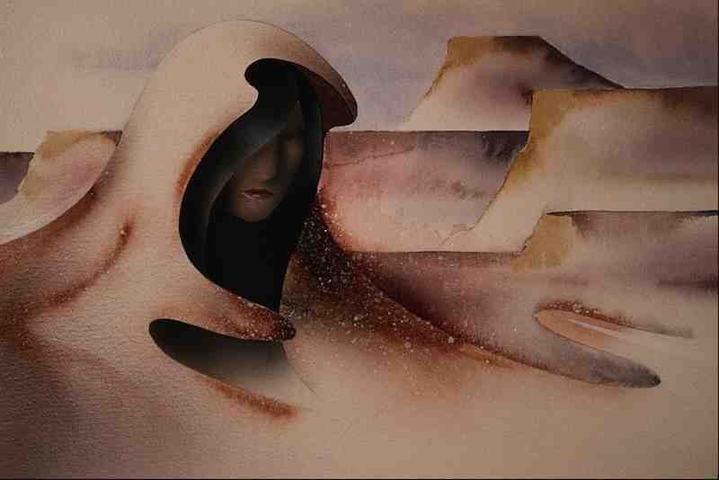 620026 Southwestern Abstract A4 Photo Print