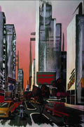 620038 Busy Downtown A4 Photo Print
