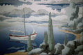 620044 Boat Near Shore A4 Photo Print