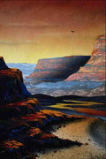 620046 Canyon At Sunset A4 Photo Print