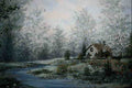620049 Cottage In Meadow A4 Photo Print