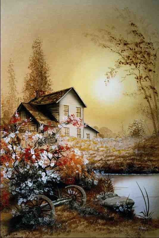 620063 Old Farmhouse A4 Photo Print