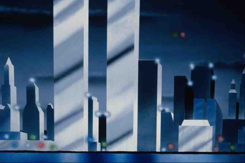 620081 Graphic Skyline A4 Photo Print