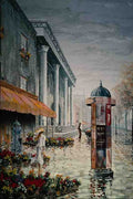 620095 French Scene A4 Photo Print