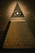 620096 Pyramid With Eye A4 Photo Print