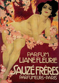 Metlicovitz Leopoldo 1868 1944 Poster Parfum Liane Fleurie Sauze Frères A4 Photo Print