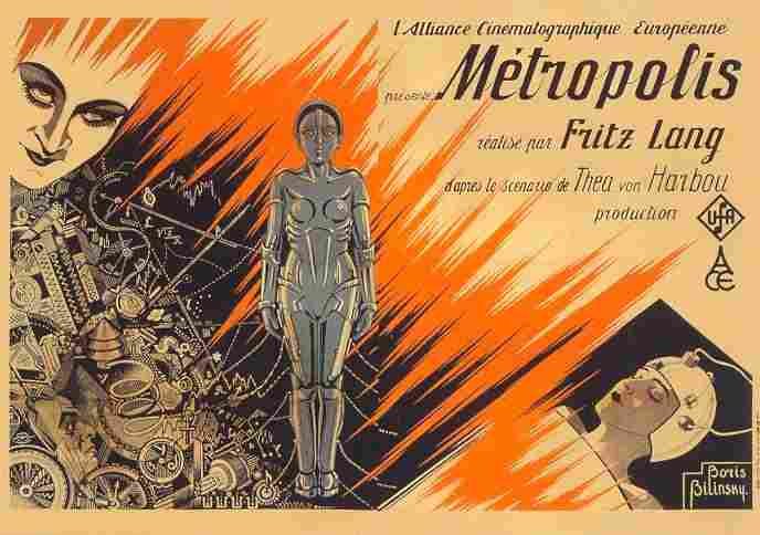 Metropolis 02  film star poster A4 Photo Print