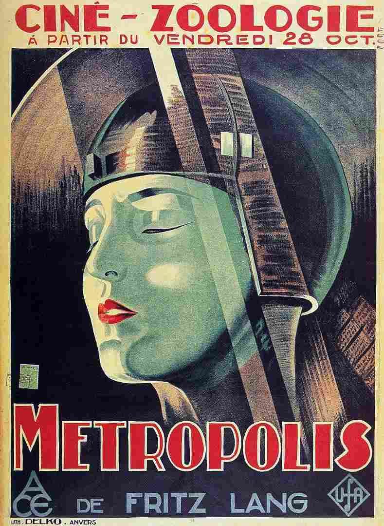 Metropolis 03  film star poster A4 Photo Print