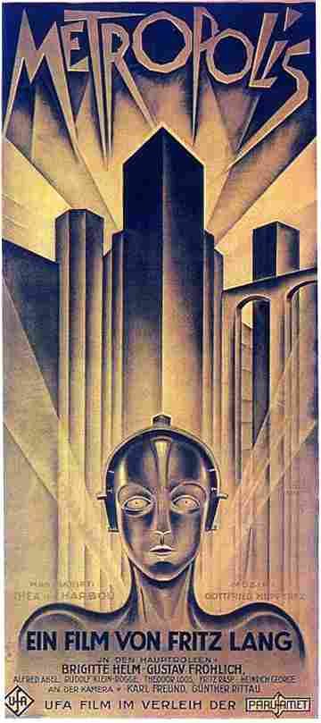 Metropolis 04  film star poster A4 Photo Print