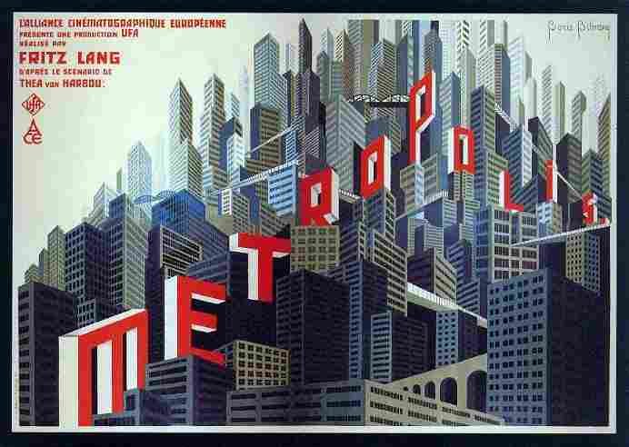 Metropolis 07  film star poster A4 Photo Print