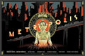 Metropolis Cityscape Robots Vintage Retro Advert Poster A4 Photo Print