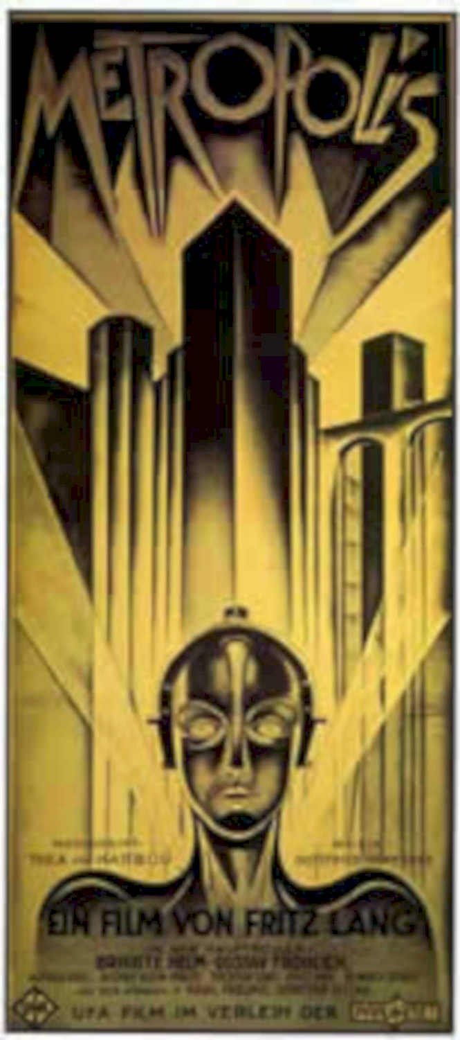 Metropolis Film Poster Vintage Retro Advert Poster A4 Photo Print