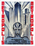 Metropolis French Movie Poster 1920s Vintage Retro Advert Poster A4 Photo Print
