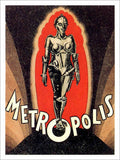 Metropolis Sci Fi Movie Poster 1920s Vintage Retro Advert Poster A4 Photo Print